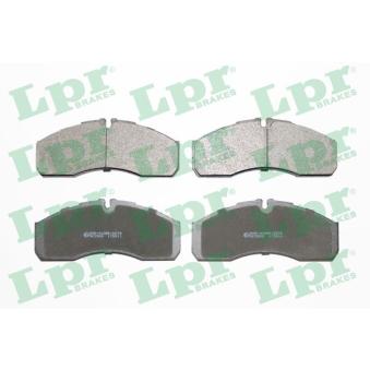 Jeu de 4 plaquettes de frein avant LPR OEM 410609X129