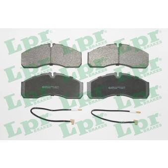 Jeu de 4 plaquettes de frein avant LPR OEM 5001844748
