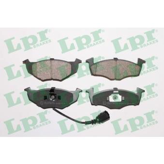 Jeu de 4 plaquettes de frein avant LPR 05P1120 pour PEUGEOT 207 1.6 - 105cv