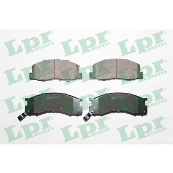 Jeu de 4 plaquettes de frein avant LPR OEM 449128220