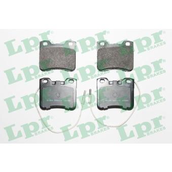 Jeu de 4 plaquettes de frein avant LPR OEM 95569340