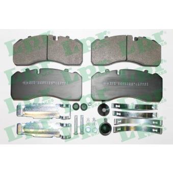 Jeu de 4 plaquettes de frein avant LPR OEM A0024207820