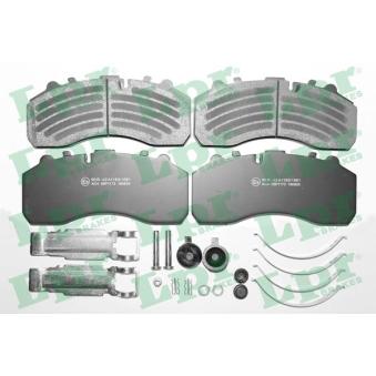 Jeu de 4 plaquettes de frein avant LPR OEM 082134000