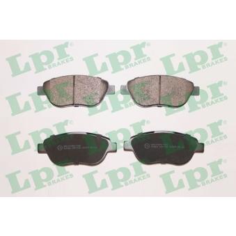 Jeu de 4 plaquettes de frein avant LPR [05P1192]