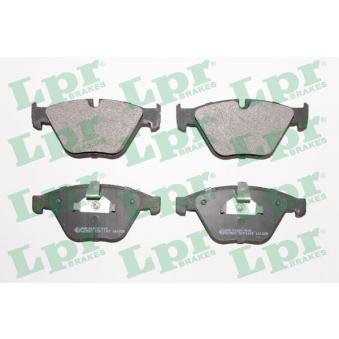 Jeu de 4 plaquettes de frein avant LPR 05P1193 pour BMW Série 7 730 i/Li - 231cv