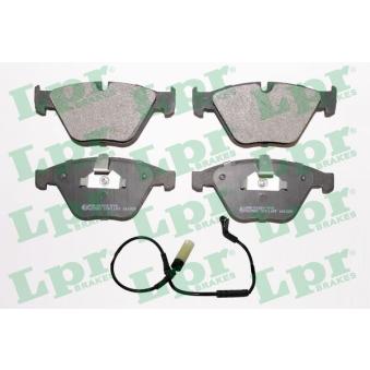 Jeu de 4 plaquettes de frein avant LPR OEM 34116763089