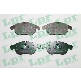 Jeu de 4 plaquettes de frein avant LPR OEM 1605137