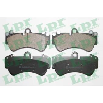 Jeu de 4 plaquettes de frein avant LPR [05P1226]
