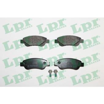 Jeu de 4 plaquettes de frein avant LPR OEM 044650H030 Jeu de 4 plaquettes de frein avant LPR OEM 044650H030