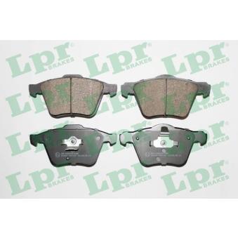 Jeu de 4 plaquettes de frein avant LPR OEM 30769125