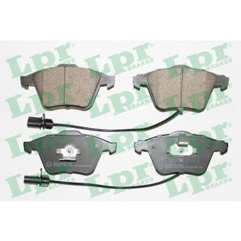 Jeu de 4 plaquettes de frein avant LPR 05P1239 pour TOYOTA CAMRY S4 quattro - 344cv