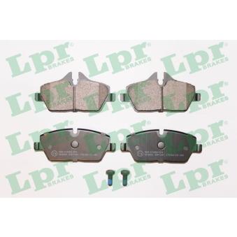 Jeu de 4 plaquettes de frein avant LPR 05P1241 pour VOLKSWAGEN MULTIVAN One - 75ch