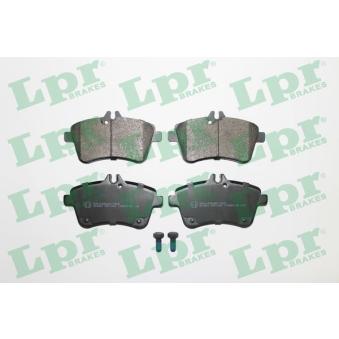 Jeu de 4 plaquettes de frein avant LPR 05P1243