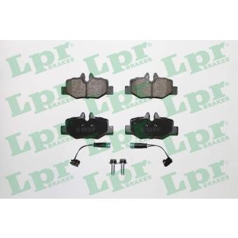 Jeu de 4 plaquettes de frein arrière LPR [05P1246]