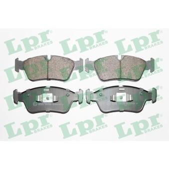 Jeu de 4 plaquettes de frein avant LPR OEM 34116767147