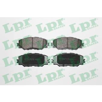 Jeu de 4 plaquettes de frein avant LPR [05P1258]