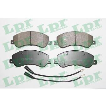 Jeu de 4 plaquettes de frein avant LPR 05P1260 pour DODGE RAM 1500 2.4 TDCi - 100cv