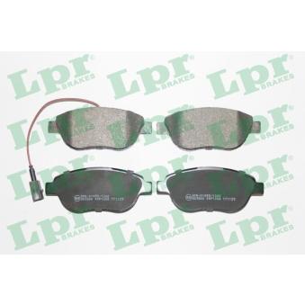 Jeu de 4 plaquettes de frein avant LPR [05P1268]