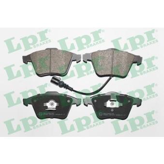 Jeu de 4 plaquettes de frein avant LPR OEM 1K0698151B