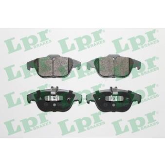 Jeu de 4 plaquettes de frein arrière LPR 05P1274 pour MAZDA 5 E 350 BlueTEC - 252cv