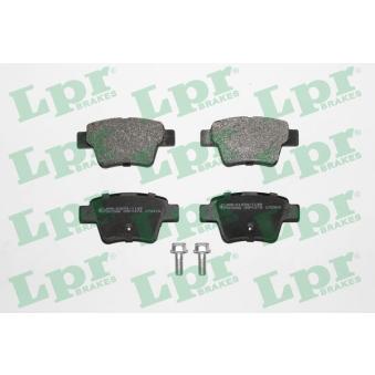 Jeu de 4 plaquettes de frein arrière LPR 05P1278 pour FORD TRANSIT 2.0 HDi - 110cv