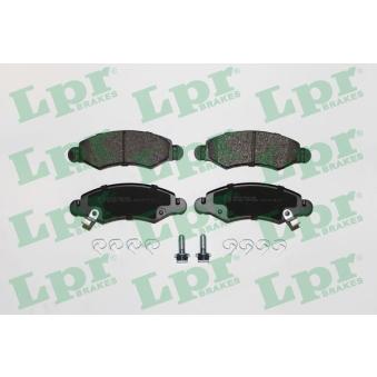 Jeu de 4 plaquettes de frein avant LPR [05P1280]