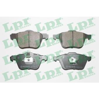Jeu de 4 plaquettes de frein avant LPR OEM 274285