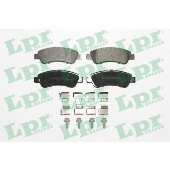 Jeu de 4 plaquettes de frein arrière LPR OEM 425469