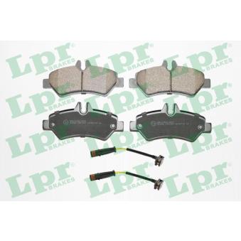 Jeu de 4 plaquettes de frein arrière LPR OEM A0044206920