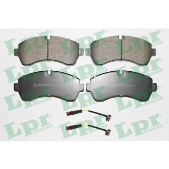 Jeu de 4 plaquettes de frein avant LPR OEM 0044206820