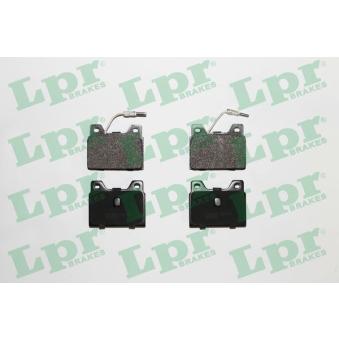 Jeu de 4 plaquettes de frein arrière LPR 05P131
