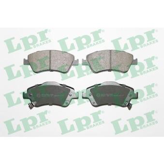 Jeu de 4 plaquettes de frein avant LPR [05P1316]
