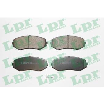Jeu de 4 plaquettes de frein avant LPR [05P1318]
