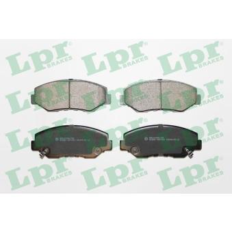 Jeu de 4 plaquettes de frein avant LPR OEM 45022S9AE00