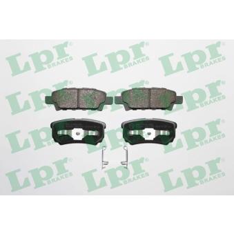 Jeu de 4 plaquettes de frein arrière LPR 05P1373 pour FORD FOCUS 2.0 CRD - 140cv