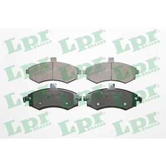 Jeu de 4 plaquettes de frein avant LPR OEM 581012DA60