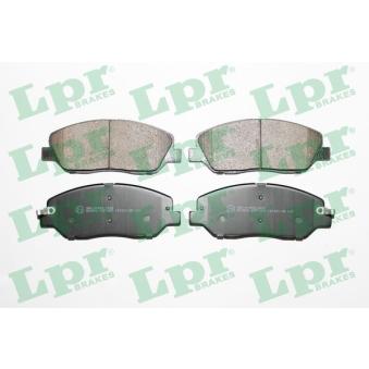 Jeu de 4 plaquettes de frein avant LPR OEM 48130341A0