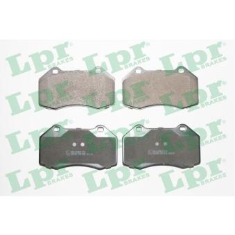Jeu de 4 plaquettes de frein avant LPR [05P1389]