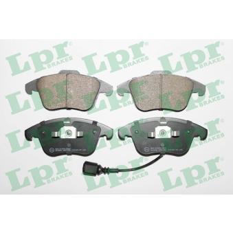 Jeu de 4 plaquettes de frein avant LPR 05P1392 pour VOLKSWAGEN SHARAN 2.0 TDI 4motion - 140cv