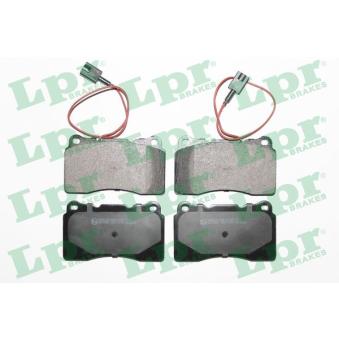 Jeu de 4 plaquettes de frein avant LPR OEM 77362692