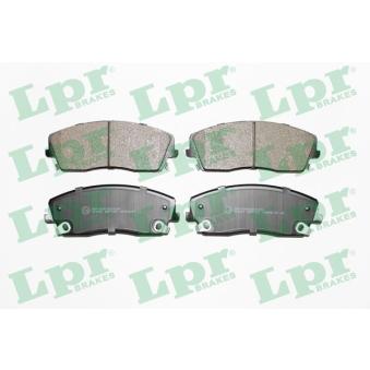 Jeu de 4 plaquettes de frein avant LPR [05P1399]