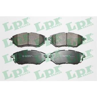 Jeu de 4 plaquettes de frein avant LPR OEM 26296VA020