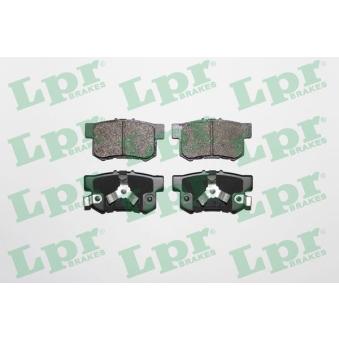 Jeu de 4 plaquettes de frein arrière LPR OEM 43022SP0010