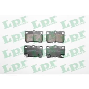 Jeu de 4 plaquettes de frein arrière LPR OEM 04466WY020
