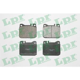 Jeu de 4 plaquettes de frein avant LPR OEM 0015863242