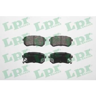 Jeu de 4 plaquettes de frein arrière LPR OEM 5830207A10