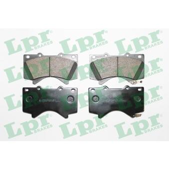 Jeu de 4 plaquettes de frein avant LPR OEM 0446560280