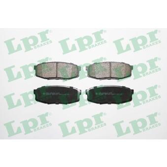 Jeu de 4 plaquettes de frein arrière LPR 05P1419 pour OPEL ZAFIRA 4.5 D4-D - 272cv