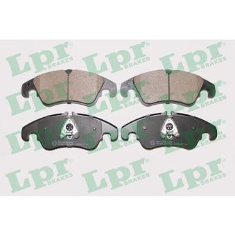 Jeu de 4 plaquettes de frein avant LPR 05P1420 pour NISSAN NAVARA 2.0 TDI - 190cv