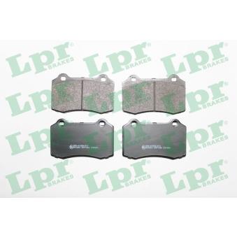 Jeu de 4 plaquettes de frein avant LPR 05P1426 pour BMW Série 7 1.2 THP 110 - 110cv